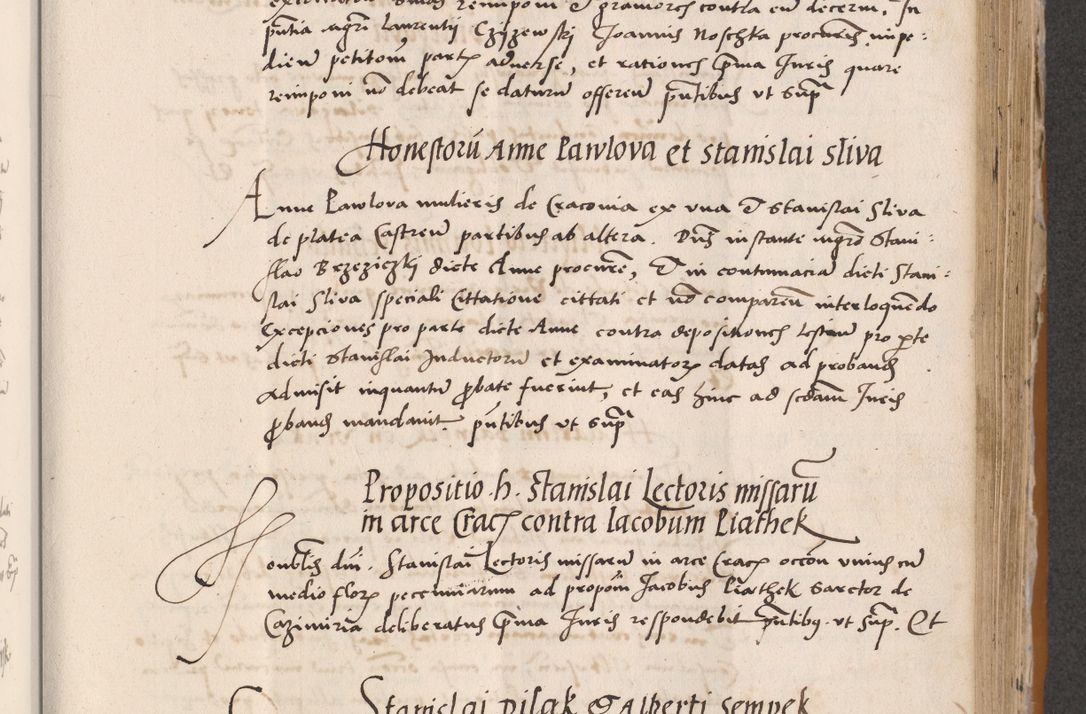 Zdjęcie nr 433 dla obiektu archiwalnego: Acta actorum coram reverendo patre domino Benedicto Isdbienski cancellario Gnesnesi, canonico et reverendissimi in Christo patris et domini domini Petri Dei gratia archiepiscopi Gnesnensis et episcopi Cracoviensis sedisque apostolice legati nati et primatis Regni Polonie, vicarioque in spiritualibus generali Cracoviensi ad annum Domini millesimum quingentisimum quadragesimum primum, cuius indictio est quatuordecima, pontificatus sanctissimi in Christo patris et domini nostri domini Pauli divina providencia pape tercii, anno ipsius septimo, feliciter continuantur. Dii cepta secundent