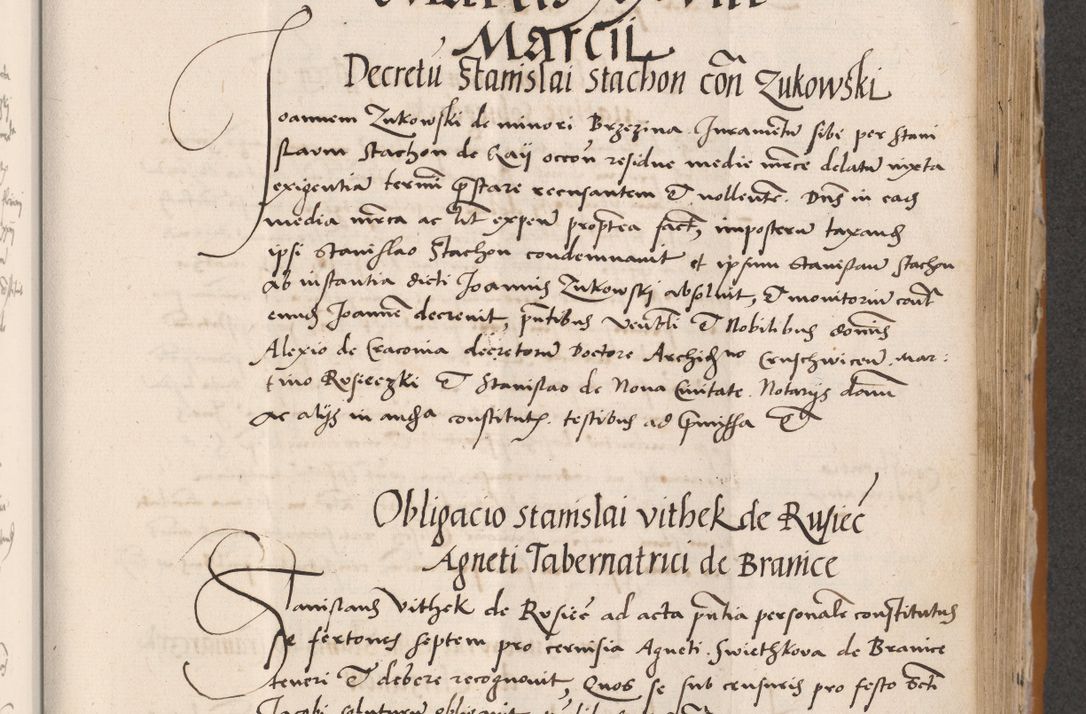 Zdjęcie nr 431 dla obiektu archiwalnego: Acta actorum coram reverendo patre domino Benedicto Isdbienski cancellario Gnesnesi, canonico et reverendissimi in Christo patris et domini domini Petri Dei gratia archiepiscopi Gnesnensis et episcopi Cracoviensis sedisque apostolice legati nati et primatis Regni Polonie, vicarioque in spiritualibus generali Cracoviensi ad annum Domini millesimum quingentisimum quadragesimum primum, cuius indictio est quatuordecima, pontificatus sanctissimi in Christo patris et domini nostri domini Pauli divina providencia pape tercii, anno ipsius septimo, feliciter continuantur. Dii cepta secundent