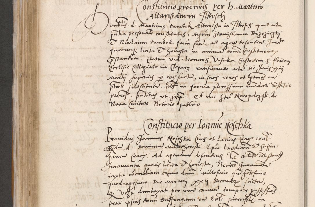 Zdjęcie nr 430 dla obiektu archiwalnego: Acta actorum coram reverendo patre domino Benedicto Isdbienski cancellario Gnesnesi, canonico et reverendissimi in Christo patris et domini domini Petri Dei gratia archiepiscopi Gnesnensis et episcopi Cracoviensis sedisque apostolice legati nati et primatis Regni Polonie, vicarioque in spiritualibus generali Cracoviensi ad annum Domini millesimum quingentisimum quadragesimum primum, cuius indictio est quatuordecima, pontificatus sanctissimi in Christo patris et domini nostri domini Pauli divina providencia pape tercii, anno ipsius septimo, feliciter continuantur. Dii cepta secundent