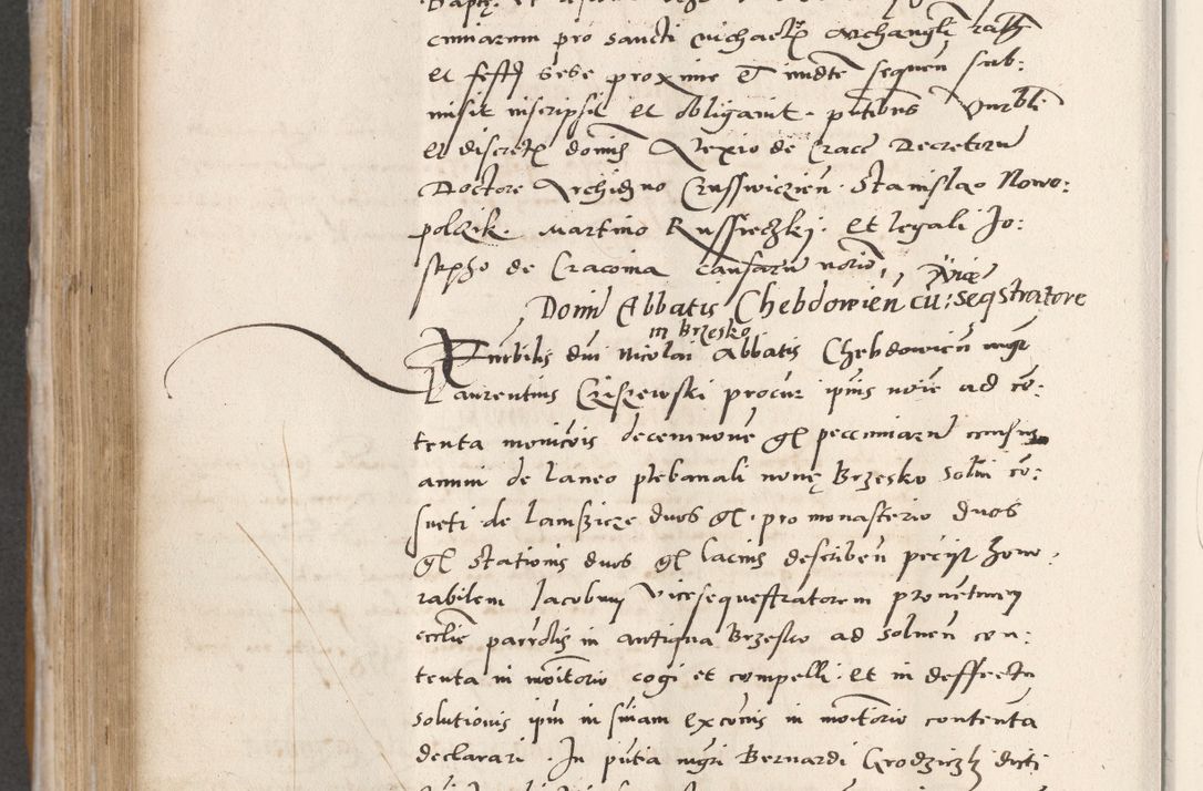 Zdjęcie nr 424 dla obiektu archiwalnego: Acta actorum coram reverendo patre domino Benedicto Isdbienski cancellario Gnesnesi, canonico et reverendissimi in Christo patris et domini domini Petri Dei gratia archiepiscopi Gnesnensis et episcopi Cracoviensis sedisque apostolice legati nati et primatis Regni Polonie, vicarioque in spiritualibus generali Cracoviensi ad annum Domini millesimum quingentisimum quadragesimum primum, cuius indictio est quatuordecima, pontificatus sanctissimi in Christo patris et domini nostri domini Pauli divina providencia pape tercii, anno ipsius septimo, feliciter continuantur. Dii cepta secundent