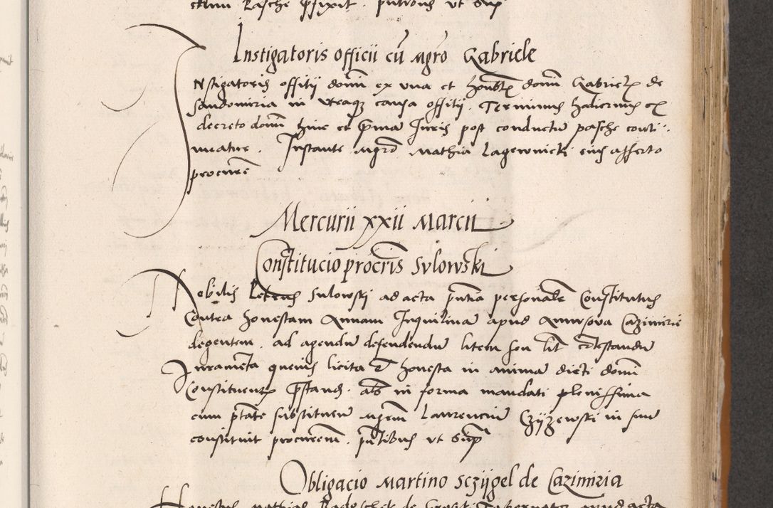 Zdjęcie nr 423 dla obiektu archiwalnego: Acta actorum coram reverendo patre domino Benedicto Isdbienski cancellario Gnesnesi, canonico et reverendissimi in Christo patris et domini domini Petri Dei gratia archiepiscopi Gnesnensis et episcopi Cracoviensis sedisque apostolice legati nati et primatis Regni Polonie, vicarioque in spiritualibus generali Cracoviensi ad annum Domini millesimum quingentisimum quadragesimum primum, cuius indictio est quatuordecima, pontificatus sanctissimi in Christo patris et domini nostri domini Pauli divina providencia pape tercii, anno ipsius septimo, feliciter continuantur. Dii cepta secundent