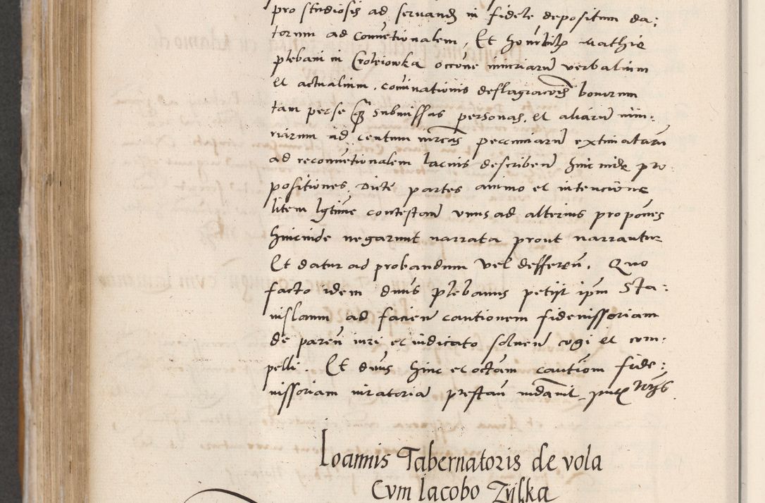 Zdjęcie nr 420 dla obiektu archiwalnego: Acta actorum coram reverendo patre domino Benedicto Isdbienski cancellario Gnesnesi, canonico et reverendissimi in Christo patris et domini domini Petri Dei gratia archiepiscopi Gnesnensis et episcopi Cracoviensis sedisque apostolice legati nati et primatis Regni Polonie, vicarioque in spiritualibus generali Cracoviensi ad annum Domini millesimum quingentisimum quadragesimum primum, cuius indictio est quatuordecima, pontificatus sanctissimi in Christo patris et domini nostri domini Pauli divina providencia pape tercii, anno ipsius septimo, feliciter continuantur. Dii cepta secundent