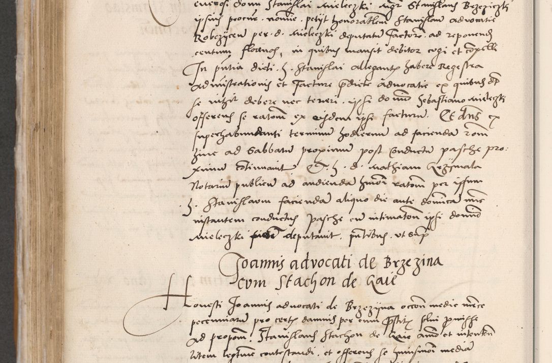 Zdjęcie nr 418 dla obiektu archiwalnego: Acta actorum coram reverendo patre domino Benedicto Isdbienski cancellario Gnesnesi, canonico et reverendissimi in Christo patris et domini domini Petri Dei gratia archiepiscopi Gnesnensis et episcopi Cracoviensis sedisque apostolice legati nati et primatis Regni Polonie, vicarioque in spiritualibus generali Cracoviensi ad annum Domini millesimum quingentisimum quadragesimum primum, cuius indictio est quatuordecima, pontificatus sanctissimi in Christo patris et domini nostri domini Pauli divina providencia pape tercii, anno ipsius septimo, feliciter continuantur. Dii cepta secundent
