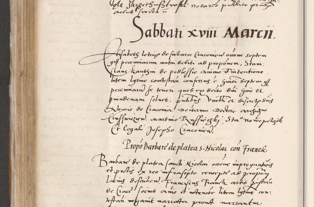 Zdjęcie nr 412 dla obiektu archiwalnego: Acta actorum coram reverendo patre domino Benedicto Isdbienski cancellario Gnesnesi, canonico et reverendissimi in Christo patris et domini domini Petri Dei gratia archiepiscopi Gnesnensis et episcopi Cracoviensis sedisque apostolice legati nati et primatis Regni Polonie, vicarioque in spiritualibus generali Cracoviensi ad annum Domini millesimum quingentisimum quadragesimum primum, cuius indictio est quatuordecima, pontificatus sanctissimi in Christo patris et domini nostri domini Pauli divina providencia pape tercii, anno ipsius septimo, feliciter continuantur. Dii cepta secundent