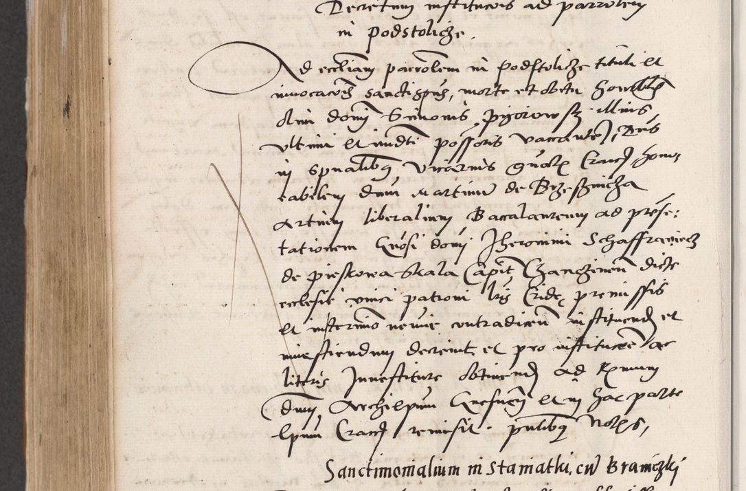 Zdjęcie nr 610 dla obiektu archiwalnego: Acta actorum coram reverendo patre domino Benedicto Isdbienski cancellario Gnesnesi, canonico et reverendissimi in Christo patris et domini domini Petri Dei gratia archiepiscopi Gnesnensis et episcopi Cracoviensis sedisque apostolice legati nati et primatis Regni Polonie, vicarioque in spiritualibus generali Cracoviensi ad annum Domini millesimum quingentisimum quadragesimum primum, cuius indictio est quatuordecima, pontificatus sanctissimi in Christo patris et domini nostri domini Pauli divina providencia pape tercii, anno ipsius septimo, feliciter continuantur. Dii cepta secundent