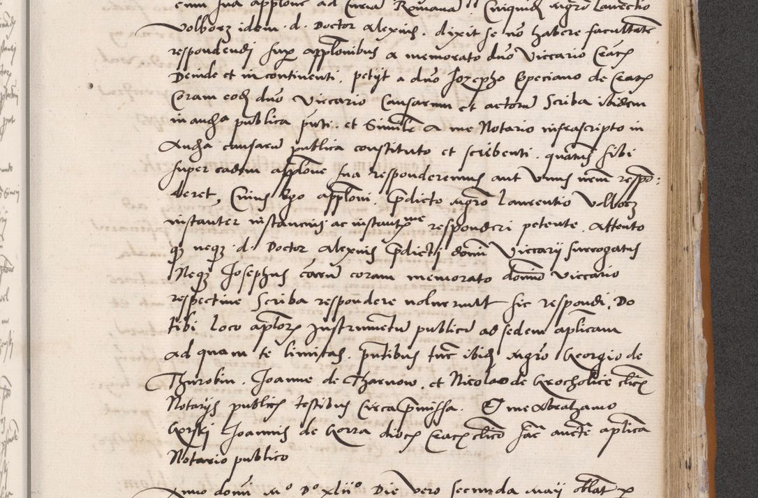 Zdjęcie nr 605 dla obiektu archiwalnego: Acta actorum coram reverendo patre domino Benedicto Isdbienski cancellario Gnesnesi, canonico et reverendissimi in Christo patris et domini domini Petri Dei gratia archiepiscopi Gnesnensis et episcopi Cracoviensis sedisque apostolice legati nati et primatis Regni Polonie, vicarioque in spiritualibus generali Cracoviensi ad annum Domini millesimum quingentisimum quadragesimum primum, cuius indictio est quatuordecima, pontificatus sanctissimi in Christo patris et domini nostri domini Pauli divina providencia pape tercii, anno ipsius septimo, feliciter continuantur. Dii cepta secundent