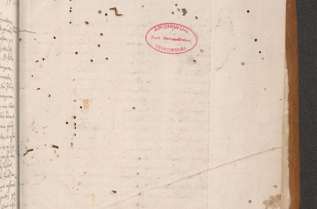 Zdjęcie nr 861 dla obiektu archiwalnego: Acta actorum coram reverendo patre domino Benedicto Isdbienski cancellario Gnesnesi, canonico et reverendissimi in Christo patris et domini domini Petri Dei gratia archiepiscopi Gnesnensis et episcopi Cracoviensis sedisque apostolice legati nati et primatis Regni Polonie, vicarioque in spiritualibus generali Cracoviensi ad annum Domini millesimum quingentisimum quadragesimum primum, cuius indictio est quatuordecima, pontificatus sanctissimi in Christo patris et domini nostri domini Pauli divina providencia pape tercii, anno ipsius septimo, feliciter continuantur. Dii cepta secundent