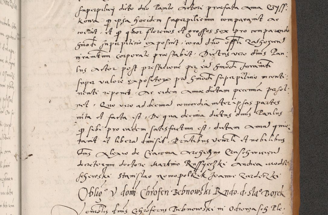 Zdjęcie nr 857 dla obiektu archiwalnego: Acta actorum coram reverendo patre domino Benedicto Isdbienski cancellario Gnesnesi, canonico et reverendissimi in Christo patris et domini domini Petri Dei gratia archiepiscopi Gnesnensis et episcopi Cracoviensis sedisque apostolice legati nati et primatis Regni Polonie, vicarioque in spiritualibus generali Cracoviensi ad annum Domini millesimum quingentisimum quadragesimum primum, cuius indictio est quatuordecima, pontificatus sanctissimi in Christo patris et domini nostri domini Pauli divina providencia pape tercii, anno ipsius septimo, feliciter continuantur. Dii cepta secundent