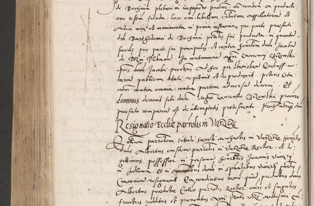 Zdjęcie nr 844 dla obiektu archiwalnego: Acta actorum coram reverendo patre domino Benedicto Isdbienski cancellario Gnesnesi, canonico et reverendissimi in Christo patris et domini domini Petri Dei gratia archiepiscopi Gnesnensis et episcopi Cracoviensis sedisque apostolice legati nati et primatis Regni Polonie, vicarioque in spiritualibus generali Cracoviensi ad annum Domini millesimum quingentisimum quadragesimum primum, cuius indictio est quatuordecima, pontificatus sanctissimi in Christo patris et domini nostri domini Pauli divina providencia pape tercii, anno ipsius septimo, feliciter continuantur. Dii cepta secundent