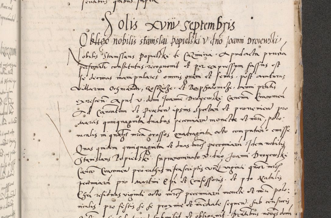 Zdjęcie nr 843 dla obiektu archiwalnego: Acta actorum coram reverendo patre domino Benedicto Isdbienski cancellario Gnesnesi, canonico et reverendissimi in Christo patris et domini domini Petri Dei gratia archiepiscopi Gnesnensis et episcopi Cracoviensis sedisque apostolice legati nati et primatis Regni Polonie, vicarioque in spiritualibus generali Cracoviensi ad annum Domini millesimum quingentisimum quadragesimum primum, cuius indictio est quatuordecima, pontificatus sanctissimi in Christo patris et domini nostri domini Pauli divina providencia pape tercii, anno ipsius septimo, feliciter continuantur. Dii cepta secundent