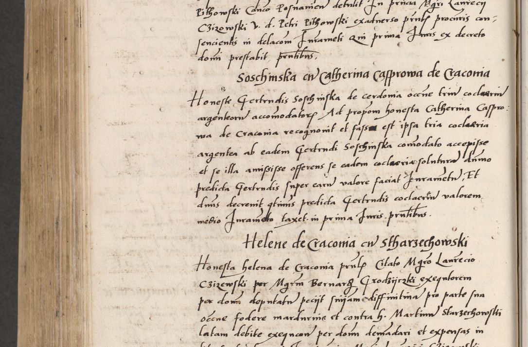 Zdjęcie nr 840 dla obiektu archiwalnego: Acta actorum coram reverendo patre domino Benedicto Isdbienski cancellario Gnesnesi, canonico et reverendissimi in Christo patris et domini domini Petri Dei gratia archiepiscopi Gnesnensis et episcopi Cracoviensis sedisque apostolice legati nati et primatis Regni Polonie, vicarioque in spiritualibus generali Cracoviensi ad annum Domini millesimum quingentisimum quadragesimum primum, cuius indictio est quatuordecima, pontificatus sanctissimi in Christo patris et domini nostri domini Pauli divina providencia pape tercii, anno ipsius septimo, feliciter continuantur. Dii cepta secundent