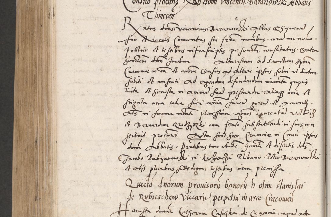 Zdjęcie nr 836 dla obiektu archiwalnego: Acta actorum coram reverendo patre domino Benedicto Isdbienski cancellario Gnesnesi, canonico et reverendissimi in Christo patris et domini domini Petri Dei gratia archiepiscopi Gnesnensis et episcopi Cracoviensis sedisque apostolice legati nati et primatis Regni Polonie, vicarioque in spiritualibus generali Cracoviensi ad annum Domini millesimum quingentisimum quadragesimum primum, cuius indictio est quatuordecima, pontificatus sanctissimi in Christo patris et domini nostri domini Pauli divina providencia pape tercii, anno ipsius septimo, feliciter continuantur. Dii cepta secundent