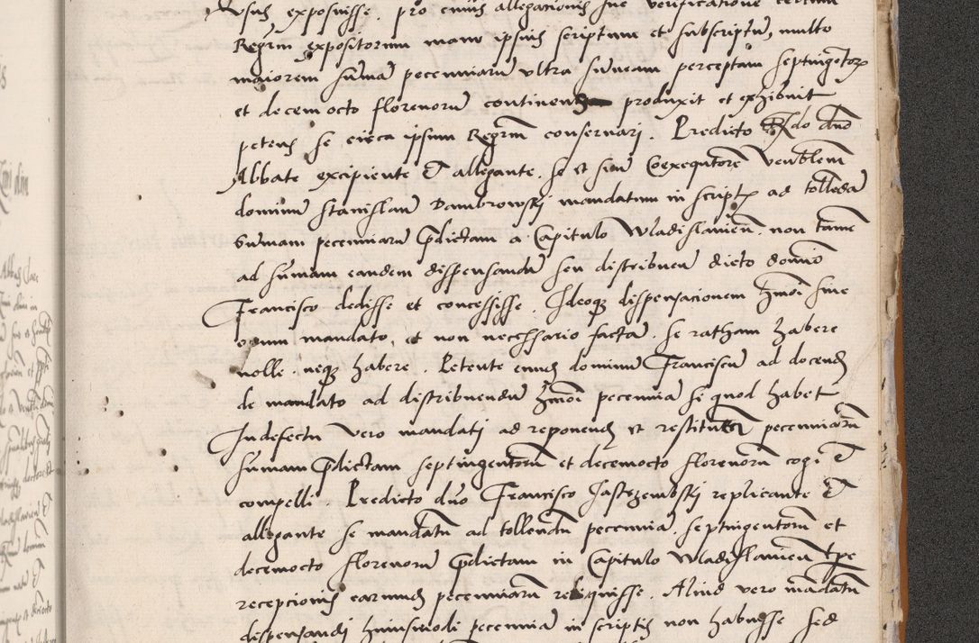 Zdjęcie nr 833 dla obiektu archiwalnego: Acta actorum coram reverendo patre domino Benedicto Isdbienski cancellario Gnesnesi, canonico et reverendissimi in Christo patris et domini domini Petri Dei gratia archiepiscopi Gnesnensis et episcopi Cracoviensis sedisque apostolice legati nati et primatis Regni Polonie, vicarioque in spiritualibus generali Cracoviensi ad annum Domini millesimum quingentisimum quadragesimum primum, cuius indictio est quatuordecima, pontificatus sanctissimi in Christo patris et domini nostri domini Pauli divina providencia pape tercii, anno ipsius septimo, feliciter continuantur. Dii cepta secundent