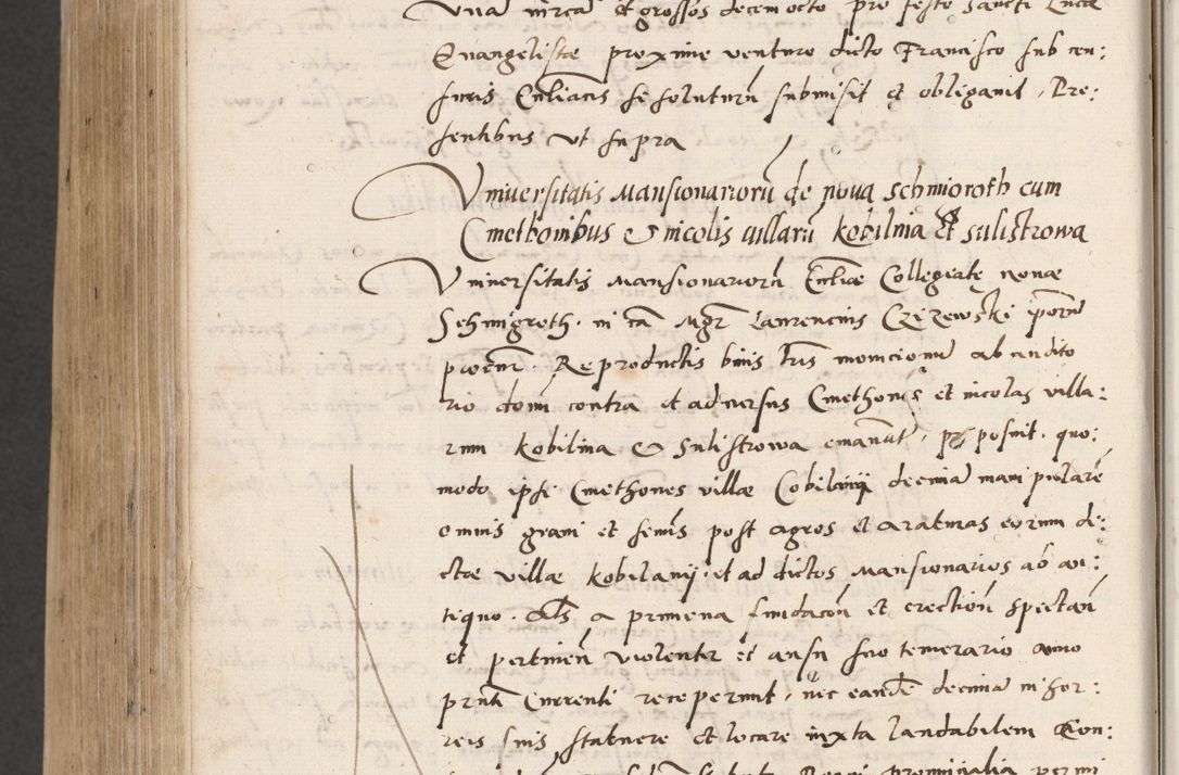 Zdjęcie nr 826 dla obiektu archiwalnego: Acta actorum coram reverendo patre domino Benedicto Isdbienski cancellario Gnesnesi, canonico et reverendissimi in Christo patris et domini domini Petri Dei gratia archiepiscopi Gnesnensis et episcopi Cracoviensis sedisque apostolice legati nati et primatis Regni Polonie, vicarioque in spiritualibus generali Cracoviensi ad annum Domini millesimum quingentisimum quadragesimum primum, cuius indictio est quatuordecima, pontificatus sanctissimi in Christo patris et domini nostri domini Pauli divina providencia pape tercii, anno ipsius septimo, feliciter continuantur. Dii cepta secundent