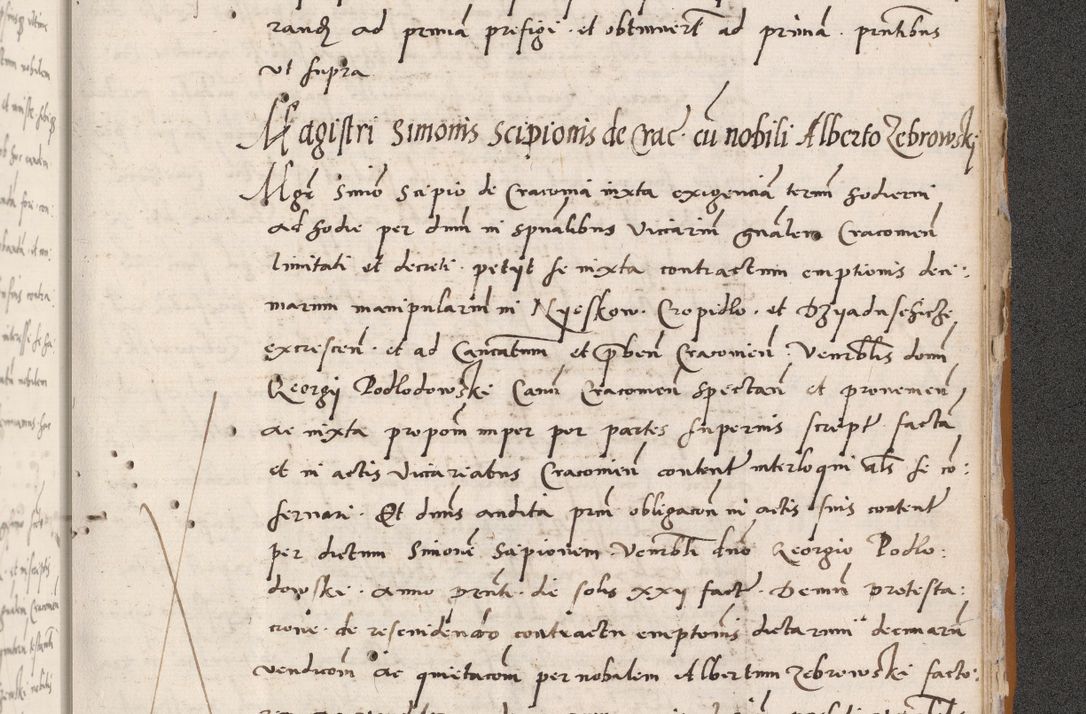 Zdjęcie nr 797 dla obiektu archiwalnego: Acta actorum coram reverendo patre domino Benedicto Isdbienski cancellario Gnesnesi, canonico et reverendissimi in Christo patris et domini domini Petri Dei gratia archiepiscopi Gnesnensis et episcopi Cracoviensis sedisque apostolice legati nati et primatis Regni Polonie, vicarioque in spiritualibus generali Cracoviensi ad annum Domini millesimum quingentisimum quadragesimum primum, cuius indictio est quatuordecima, pontificatus sanctissimi in Christo patris et domini nostri domini Pauli divina providencia pape tercii, anno ipsius septimo, feliciter continuantur. Dii cepta secundent