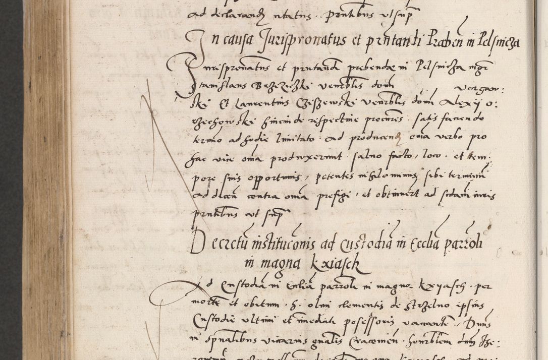 Zdjęcie nr 774 dla obiektu archiwalnego: Acta actorum coram reverendo patre domino Benedicto Isdbienski cancellario Gnesnesi, canonico et reverendissimi in Christo patris et domini domini Petri Dei gratia archiepiscopi Gnesnensis et episcopi Cracoviensis sedisque apostolice legati nati et primatis Regni Polonie, vicarioque in spiritualibus generali Cracoviensi ad annum Domini millesimum quingentisimum quadragesimum primum, cuius indictio est quatuordecima, pontificatus sanctissimi in Christo patris et domini nostri domini Pauli divina providencia pape tercii, anno ipsius septimo, feliciter continuantur. Dii cepta secundent
