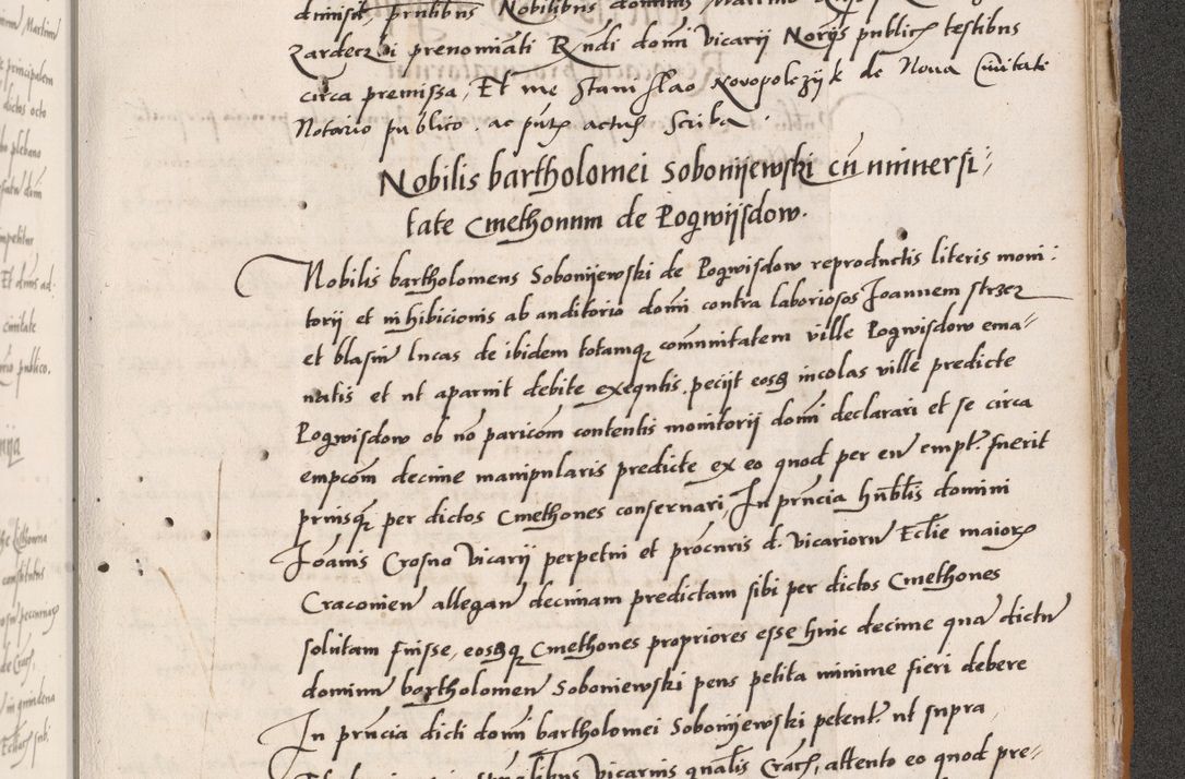 Zdjęcie nr 769 dla obiektu archiwalnego: Acta actorum coram reverendo patre domino Benedicto Isdbienski cancellario Gnesnesi, canonico et reverendissimi in Christo patris et domini domini Petri Dei gratia archiepiscopi Gnesnensis et episcopi Cracoviensis sedisque apostolice legati nati et primatis Regni Polonie, vicarioque in spiritualibus generali Cracoviensi ad annum Domini millesimum quingentisimum quadragesimum primum, cuius indictio est quatuordecima, pontificatus sanctissimi in Christo patris et domini nostri domini Pauli divina providencia pape tercii, anno ipsius septimo, feliciter continuantur. Dii cepta secundent