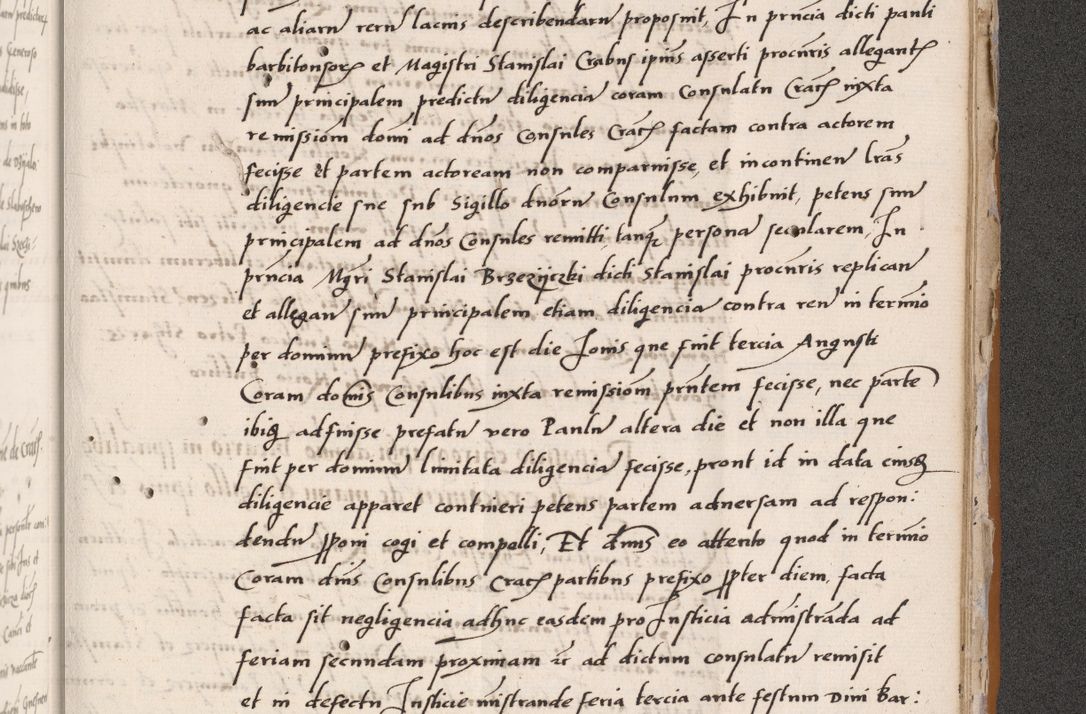 Zdjęcie nr 763 dla obiektu archiwalnego: Acta actorum coram reverendo patre domino Benedicto Isdbienski cancellario Gnesnesi, canonico et reverendissimi in Christo patris et domini domini Petri Dei gratia archiepiscopi Gnesnensis et episcopi Cracoviensis sedisque apostolice legati nati et primatis Regni Polonie, vicarioque in spiritualibus generali Cracoviensi ad annum Domini millesimum quingentisimum quadragesimum primum, cuius indictio est quatuordecima, pontificatus sanctissimi in Christo patris et domini nostri domini Pauli divina providencia pape tercii, anno ipsius septimo, feliciter continuantur. Dii cepta secundent