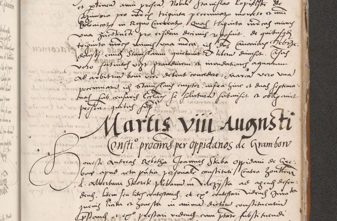 Zdjęcie nr 759 dla obiektu archiwalnego: Acta actorum coram reverendo patre domino Benedicto Isdbienski cancellario Gnesnesi, canonico et reverendissimi in Christo patris et domini domini Petri Dei gratia archiepiscopi Gnesnensis et episcopi Cracoviensis sedisque apostolice legati nati et primatis Regni Polonie, vicarioque in spiritualibus generali Cracoviensi ad annum Domini millesimum quingentisimum quadragesimum primum, cuius indictio est quatuordecima, pontificatus sanctissimi in Christo patris et domini nostri domini Pauli divina providencia pape tercii, anno ipsius septimo, feliciter continuantur. Dii cepta secundent