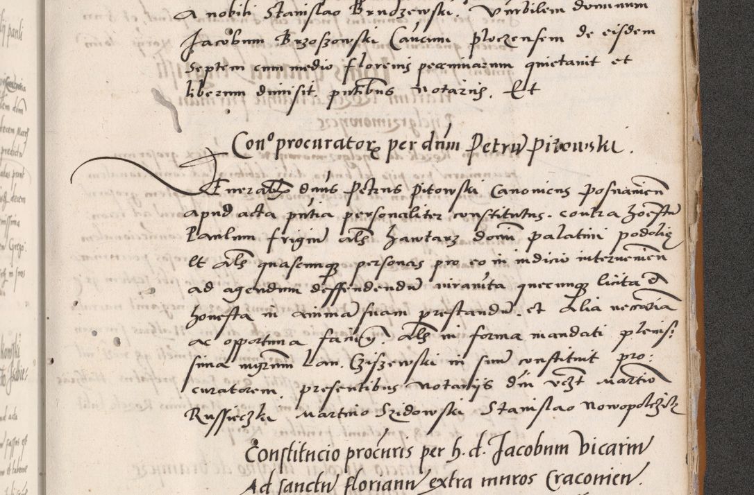 Zdjęcie nr 755 dla obiektu archiwalnego: Acta actorum coram reverendo patre domino Benedicto Isdbienski cancellario Gnesnesi, canonico et reverendissimi in Christo patris et domini domini Petri Dei gratia archiepiscopi Gnesnensis et episcopi Cracoviensis sedisque apostolice legati nati et primatis Regni Polonie, vicarioque in spiritualibus generali Cracoviensi ad annum Domini millesimum quingentisimum quadragesimum primum, cuius indictio est quatuordecima, pontificatus sanctissimi in Christo patris et domini nostri domini Pauli divina providencia pape tercii, anno ipsius septimo, feliciter continuantur. Dii cepta secundent