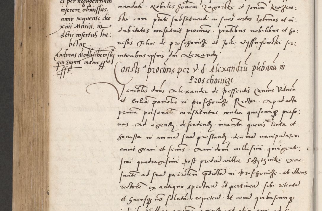 Zdjęcie nr 746 dla obiektu archiwalnego: Acta actorum coram reverendo patre domino Benedicto Isdbienski cancellario Gnesnesi, canonico et reverendissimi in Christo patris et domini domini Petri Dei gratia archiepiscopi Gnesnensis et episcopi Cracoviensis sedisque apostolice legati nati et primatis Regni Polonie, vicarioque in spiritualibus generali Cracoviensi ad annum Domini millesimum quingentisimum quadragesimum primum, cuius indictio est quatuordecima, pontificatus sanctissimi in Christo patris et domini nostri domini Pauli divina providencia pape tercii, anno ipsius septimo, feliciter continuantur. Dii cepta secundent