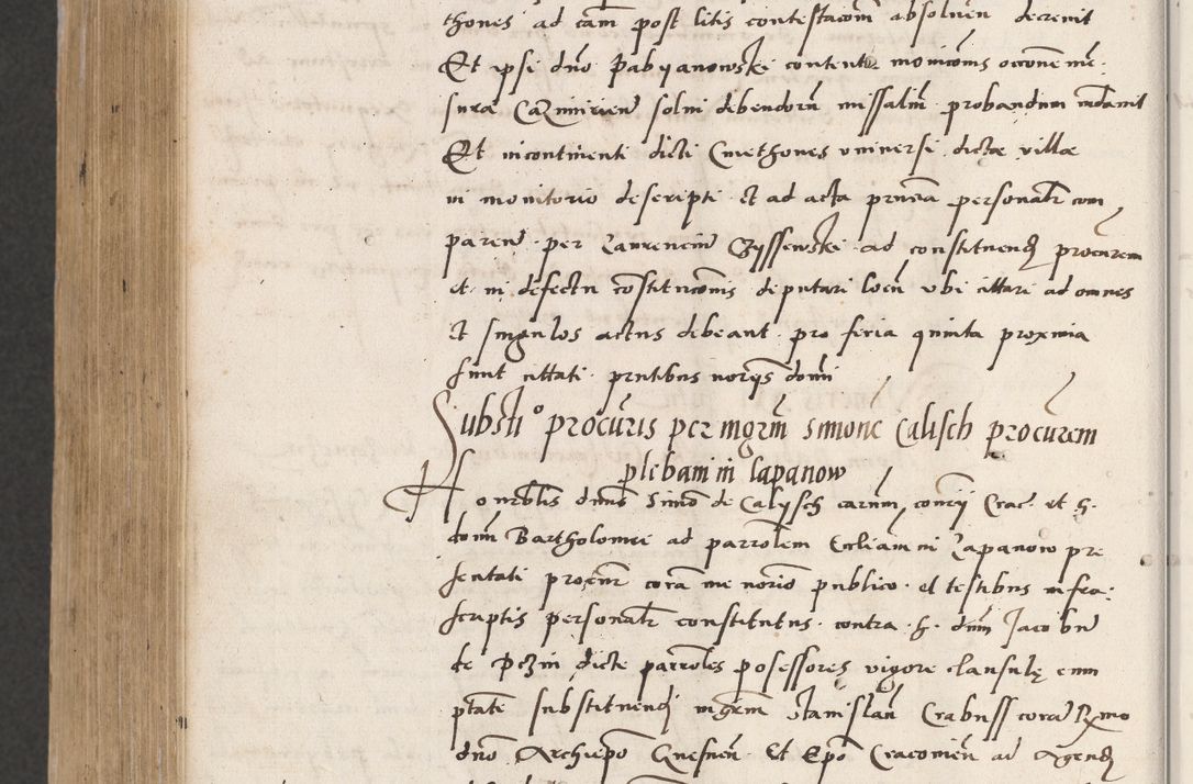 Zdjęcie nr 744 dla obiektu archiwalnego: Acta actorum coram reverendo patre domino Benedicto Isdbienski cancellario Gnesnesi, canonico et reverendissimi in Christo patris et domini domini Petri Dei gratia archiepiscopi Gnesnensis et episcopi Cracoviensis sedisque apostolice legati nati et primatis Regni Polonie, vicarioque in spiritualibus generali Cracoviensi ad annum Domini millesimum quingentisimum quadragesimum primum, cuius indictio est quatuordecima, pontificatus sanctissimi in Christo patris et domini nostri domini Pauli divina providencia pape tercii, anno ipsius septimo, feliciter continuantur. Dii cepta secundent