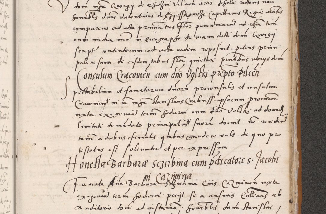 Zdjęcie nr 741 dla obiektu archiwalnego: Acta actorum coram reverendo patre domino Benedicto Isdbienski cancellario Gnesnesi, canonico et reverendissimi in Christo patris et domini domini Petri Dei gratia archiepiscopi Gnesnensis et episcopi Cracoviensis sedisque apostolice legati nati et primatis Regni Polonie, vicarioque in spiritualibus generali Cracoviensi ad annum Domini millesimum quingentisimum quadragesimum primum, cuius indictio est quatuordecima, pontificatus sanctissimi in Christo patris et domini nostri domini Pauli divina providencia pape tercii, anno ipsius septimo, feliciter continuantur. Dii cepta secundent