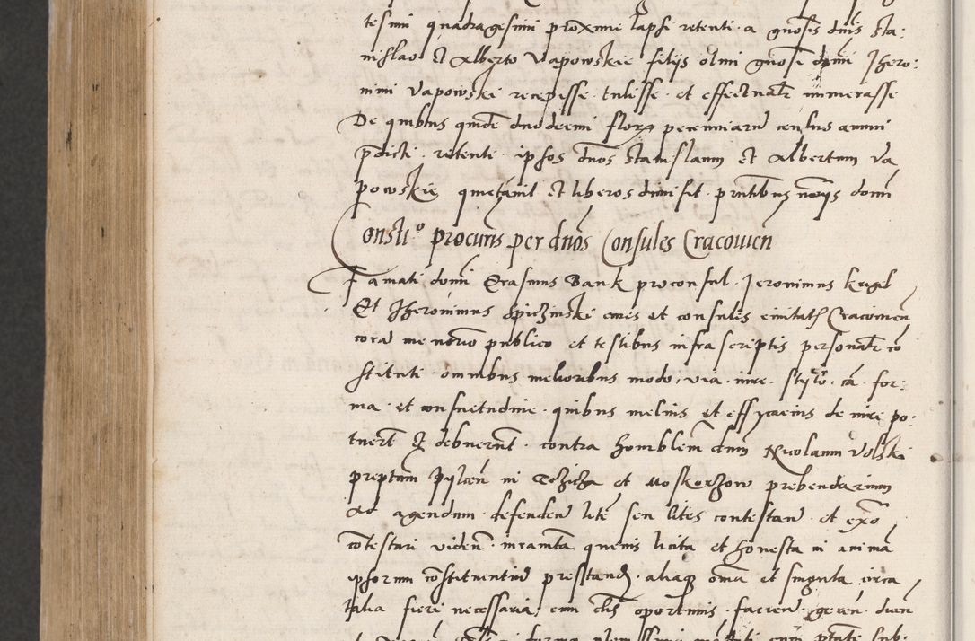 Zdjęcie nr 740 dla obiektu archiwalnego: Acta actorum coram reverendo patre domino Benedicto Isdbienski cancellario Gnesnesi, canonico et reverendissimi in Christo patris et domini domini Petri Dei gratia archiepiscopi Gnesnensis et episcopi Cracoviensis sedisque apostolice legati nati et primatis Regni Polonie, vicarioque in spiritualibus generali Cracoviensi ad annum Domini millesimum quingentisimum quadragesimum primum, cuius indictio est quatuordecima, pontificatus sanctissimi in Christo patris et domini nostri domini Pauli divina providencia pape tercii, anno ipsius septimo, feliciter continuantur. Dii cepta secundent