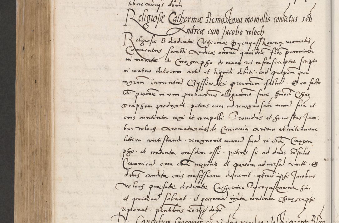 Zdjęcie nr 738 dla obiektu archiwalnego: Acta actorum coram reverendo patre domino Benedicto Isdbienski cancellario Gnesnesi, canonico et reverendissimi in Christo patris et domini domini Petri Dei gratia archiepiscopi Gnesnensis et episcopi Cracoviensis sedisque apostolice legati nati et primatis Regni Polonie, vicarioque in spiritualibus generali Cracoviensi ad annum Domini millesimum quingentisimum quadragesimum primum, cuius indictio est quatuordecima, pontificatus sanctissimi in Christo patris et domini nostri domini Pauli divina providencia pape tercii, anno ipsius septimo, feliciter continuantur. Dii cepta secundent