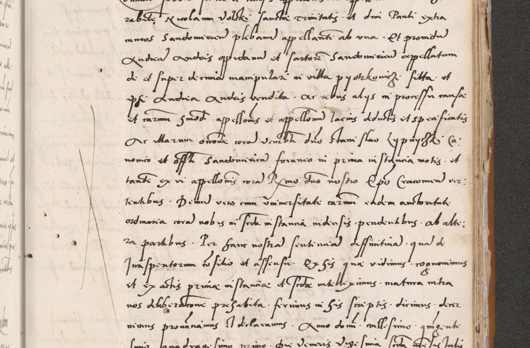 Zdjęcie nr 723 dla obiektu archiwalnego: Acta actorum coram reverendo patre domino Benedicto Isdbienski cancellario Gnesnesi, canonico et reverendissimi in Christo patris et domini domini Petri Dei gratia archiepiscopi Gnesnensis et episcopi Cracoviensis sedisque apostolice legati nati et primatis Regni Polonie, vicarioque in spiritualibus generali Cracoviensi ad annum Domini millesimum quingentisimum quadragesimum primum, cuius indictio est quatuordecima, pontificatus sanctissimi in Christo patris et domini nostri domini Pauli divina providencia pape tercii, anno ipsius septimo, feliciter continuantur. Dii cepta secundent
