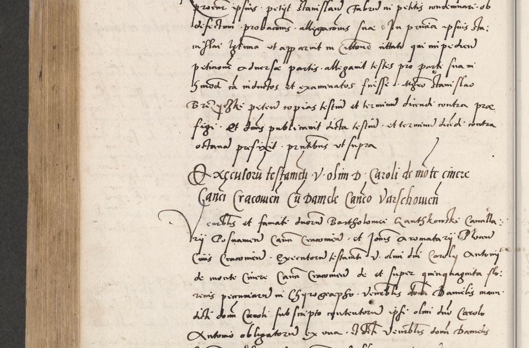 Zdjęcie nr 726 dla obiektu archiwalnego: Acta actorum coram reverendo patre domino Benedicto Isdbienski cancellario Gnesnesi, canonico et reverendissimi in Christo patris et domini domini Petri Dei gratia archiepiscopi Gnesnensis et episcopi Cracoviensis sedisque apostolice legati nati et primatis Regni Polonie, vicarioque in spiritualibus generali Cracoviensi ad annum Domini millesimum quingentisimum quadragesimum primum, cuius indictio est quatuordecima, pontificatus sanctissimi in Christo patris et domini nostri domini Pauli divina providencia pape tercii, anno ipsius septimo, feliciter continuantur. Dii cepta secundent