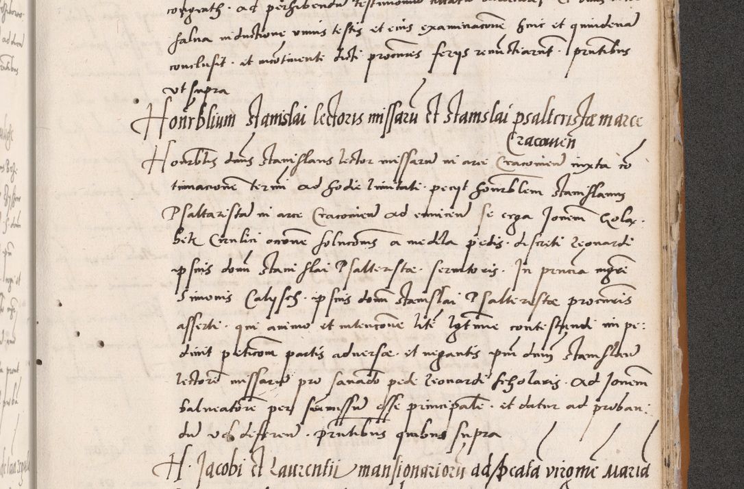 Zdjęcie nr 721 dla obiektu archiwalnego: Acta actorum coram reverendo patre domino Benedicto Isdbienski cancellario Gnesnesi, canonico et reverendissimi in Christo patris et domini domini Petri Dei gratia archiepiscopi Gnesnensis et episcopi Cracoviensis sedisque apostolice legati nati et primatis Regni Polonie, vicarioque in spiritualibus generali Cracoviensi ad annum Domini millesimum quingentisimum quadragesimum primum, cuius indictio est quatuordecima, pontificatus sanctissimi in Christo patris et domini nostri domini Pauli divina providencia pape tercii, anno ipsius septimo, feliciter continuantur. Dii cepta secundent