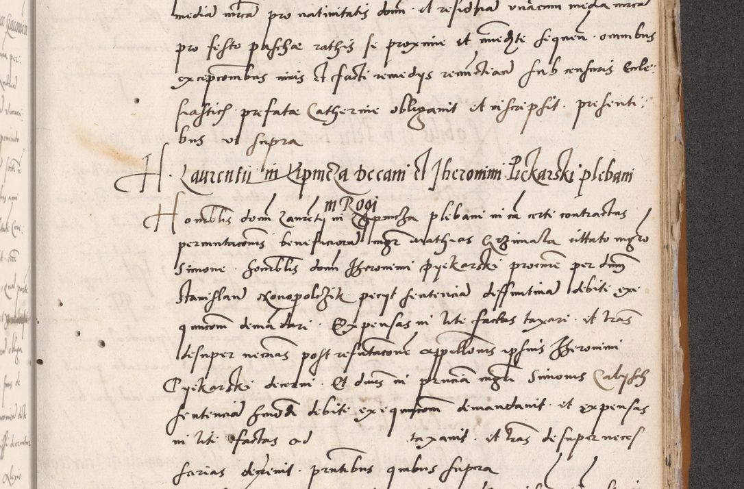 Zdjęcie nr 719 dla obiektu archiwalnego: Acta actorum coram reverendo patre domino Benedicto Isdbienski cancellario Gnesnesi, canonico et reverendissimi in Christo patris et domini domini Petri Dei gratia archiepiscopi Gnesnensis et episcopi Cracoviensis sedisque apostolice legati nati et primatis Regni Polonie, vicarioque in spiritualibus generali Cracoviensi ad annum Domini millesimum quingentisimum quadragesimum primum, cuius indictio est quatuordecima, pontificatus sanctissimi in Christo patris et domini nostri domini Pauli divina providencia pape tercii, anno ipsius septimo, feliciter continuantur. Dii cepta secundent
