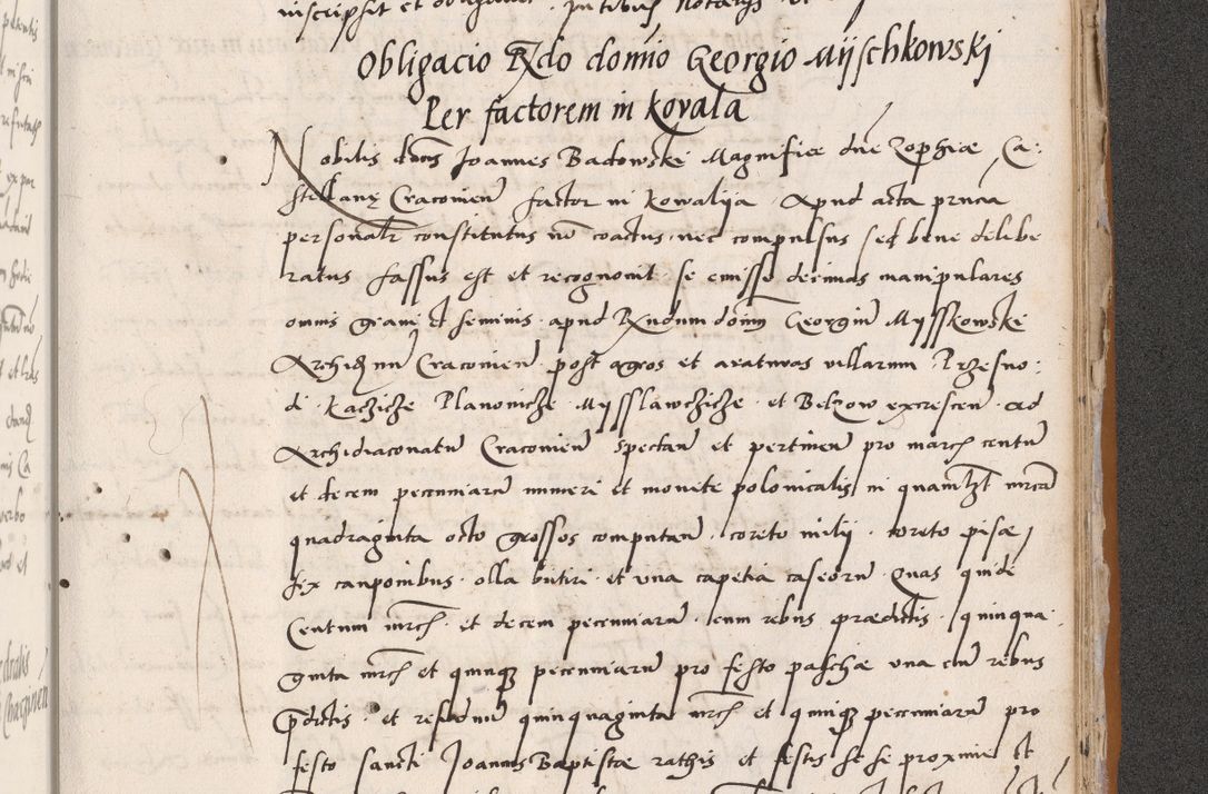 Zdjęcie nr 717 dla obiektu archiwalnego: Acta actorum coram reverendo patre domino Benedicto Isdbienski cancellario Gnesnesi, canonico et reverendissimi in Christo patris et domini domini Petri Dei gratia archiepiscopi Gnesnensis et episcopi Cracoviensis sedisque apostolice legati nati et primatis Regni Polonie, vicarioque in spiritualibus generali Cracoviensi ad annum Domini millesimum quingentisimum quadragesimum primum, cuius indictio est quatuordecima, pontificatus sanctissimi in Christo patris et domini nostri domini Pauli divina providencia pape tercii, anno ipsius septimo, feliciter continuantur. Dii cepta secundent