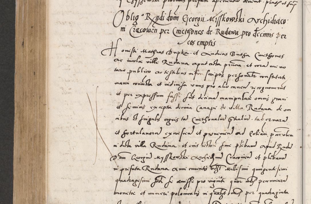 Zdjęcie nr 712 dla obiektu archiwalnego: Acta actorum coram reverendo patre domino Benedicto Isdbienski cancellario Gnesnesi, canonico et reverendissimi in Christo patris et domini domini Petri Dei gratia archiepiscopi Gnesnensis et episcopi Cracoviensis sedisque apostolice legati nati et primatis Regni Polonie, vicarioque in spiritualibus generali Cracoviensi ad annum Domini millesimum quingentisimum quadragesimum primum, cuius indictio est quatuordecima, pontificatus sanctissimi in Christo patris et domini nostri domini Pauli divina providencia pape tercii, anno ipsius septimo, feliciter continuantur. Dii cepta secundent