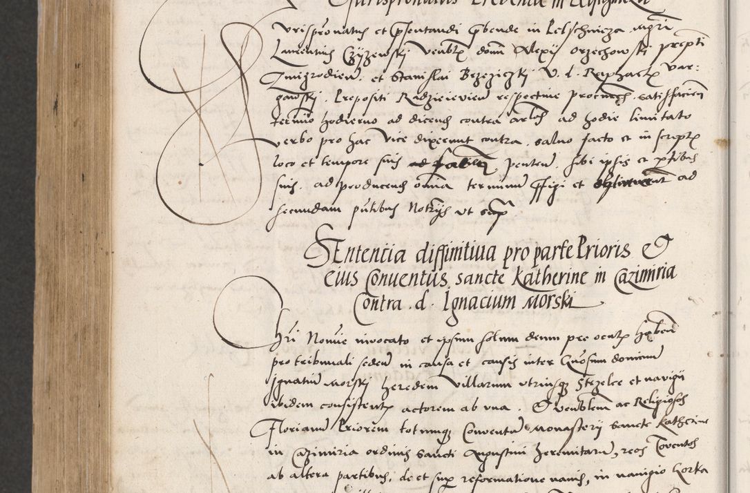 Zdjęcie nr 710 dla obiektu archiwalnego: Acta actorum coram reverendo patre domino Benedicto Isdbienski cancellario Gnesnesi, canonico et reverendissimi in Christo patris et domini domini Petri Dei gratia archiepiscopi Gnesnensis et episcopi Cracoviensis sedisque apostolice legati nati et primatis Regni Polonie, vicarioque in spiritualibus generali Cracoviensi ad annum Domini millesimum quingentisimum quadragesimum primum, cuius indictio est quatuordecima, pontificatus sanctissimi in Christo patris et domini nostri domini Pauli divina providencia pape tercii, anno ipsius septimo, feliciter continuantur. Dii cepta secundent