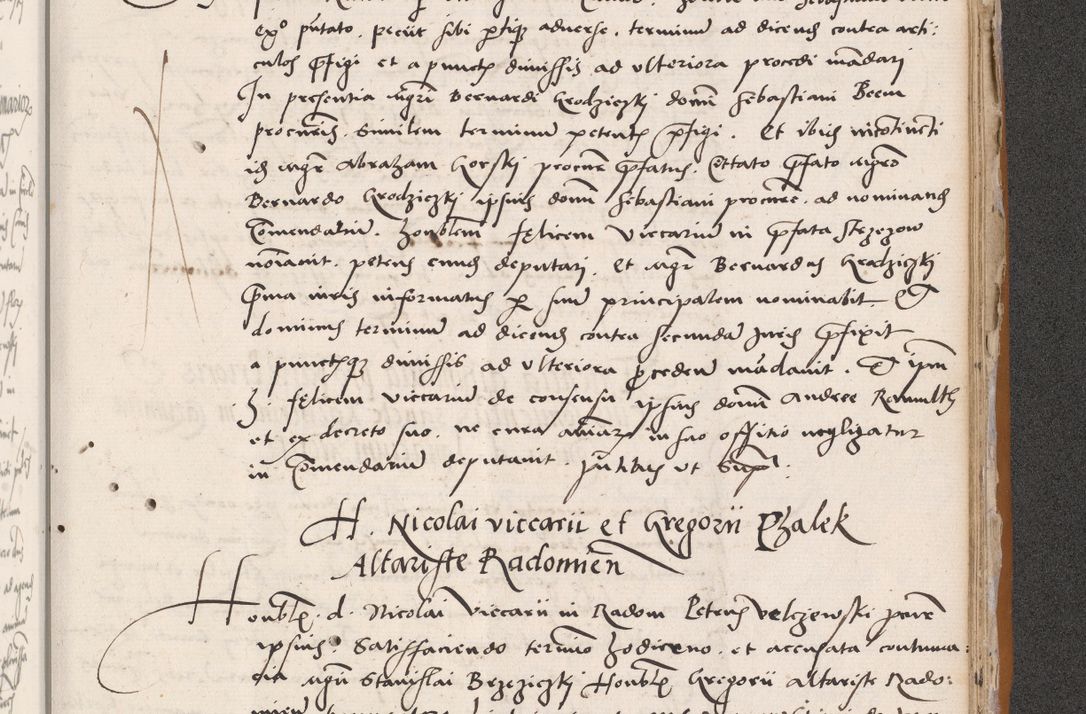 Zdjęcie nr 709 dla obiektu archiwalnego: Acta actorum coram reverendo patre domino Benedicto Isdbienski cancellario Gnesnesi, canonico et reverendissimi in Christo patris et domini domini Petri Dei gratia archiepiscopi Gnesnensis et episcopi Cracoviensis sedisque apostolice legati nati et primatis Regni Polonie, vicarioque in spiritualibus generali Cracoviensi ad annum Domini millesimum quingentisimum quadragesimum primum, cuius indictio est quatuordecima, pontificatus sanctissimi in Christo patris et domini nostri domini Pauli divina providencia pape tercii, anno ipsius septimo, feliciter continuantur. Dii cepta secundent