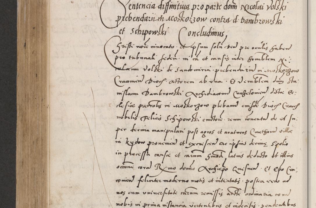 Zdjęcie nr 704 dla obiektu archiwalnego: Acta actorum coram reverendo patre domino Benedicto Isdbienski cancellario Gnesnesi, canonico et reverendissimi in Christo patris et domini domini Petri Dei gratia archiepiscopi Gnesnensis et episcopi Cracoviensis sedisque apostolice legati nati et primatis Regni Polonie, vicarioque in spiritualibus generali Cracoviensi ad annum Domini millesimum quingentisimum quadragesimum primum, cuius indictio est quatuordecima, pontificatus sanctissimi in Christo patris et domini nostri domini Pauli divina providencia pape tercii, anno ipsius septimo, feliciter continuantur. Dii cepta secundent