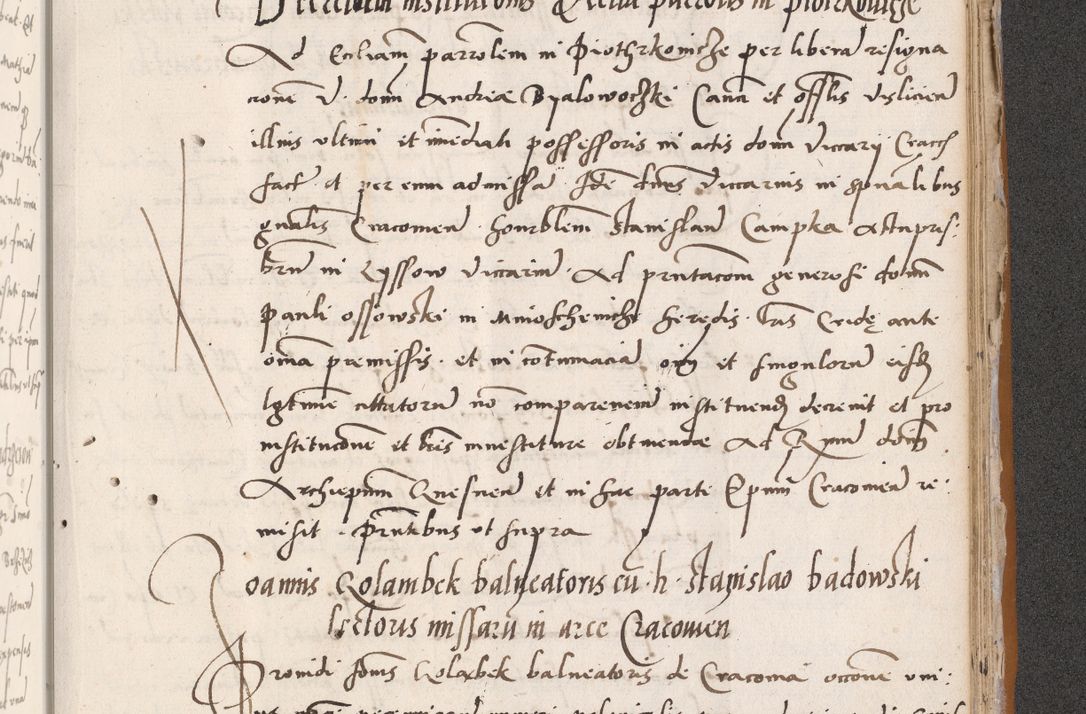 Zdjęcie nr 703 dla obiektu archiwalnego: Acta actorum coram reverendo patre domino Benedicto Isdbienski cancellario Gnesnesi, canonico et reverendissimi in Christo patris et domini domini Petri Dei gratia archiepiscopi Gnesnensis et episcopi Cracoviensis sedisque apostolice legati nati et primatis Regni Polonie, vicarioque in spiritualibus generali Cracoviensi ad annum Domini millesimum quingentisimum quadragesimum primum, cuius indictio est quatuordecima, pontificatus sanctissimi in Christo patris et domini nostri domini Pauli divina providencia pape tercii, anno ipsius septimo, feliciter continuantur. Dii cepta secundent