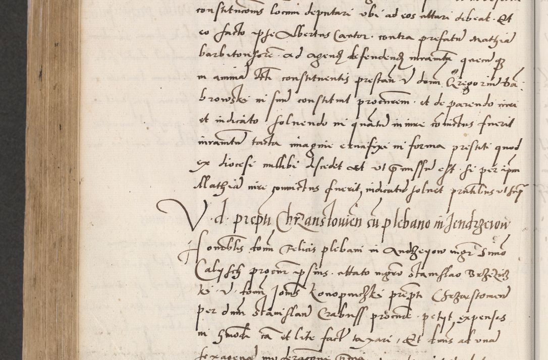 Zdjęcie nr 702 dla obiektu archiwalnego: Acta actorum coram reverendo patre domino Benedicto Isdbienski cancellario Gnesnesi, canonico et reverendissimi in Christo patris et domini domini Petri Dei gratia archiepiscopi Gnesnensis et episcopi Cracoviensis sedisque apostolice legati nati et primatis Regni Polonie, vicarioque in spiritualibus generali Cracoviensi ad annum Domini millesimum quingentisimum quadragesimum primum, cuius indictio est quatuordecima, pontificatus sanctissimi in Christo patris et domini nostri domini Pauli divina providencia pape tercii, anno ipsius septimo, feliciter continuantur. Dii cepta secundent
