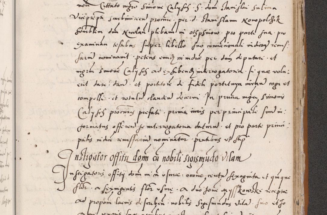 Zdjęcie nr 695 dla obiektu archiwalnego: Acta actorum coram reverendo patre domino Benedicto Isdbienski cancellario Gnesnesi, canonico et reverendissimi in Christo patris et domini domini Petri Dei gratia archiepiscopi Gnesnensis et episcopi Cracoviensis sedisque apostolice legati nati et primatis Regni Polonie, vicarioque in spiritualibus generali Cracoviensi ad annum Domini millesimum quingentisimum quadragesimum primum, cuius indictio est quatuordecima, pontificatus sanctissimi in Christo patris et domini nostri domini Pauli divina providencia pape tercii, anno ipsius septimo, feliciter continuantur. Dii cepta secundent