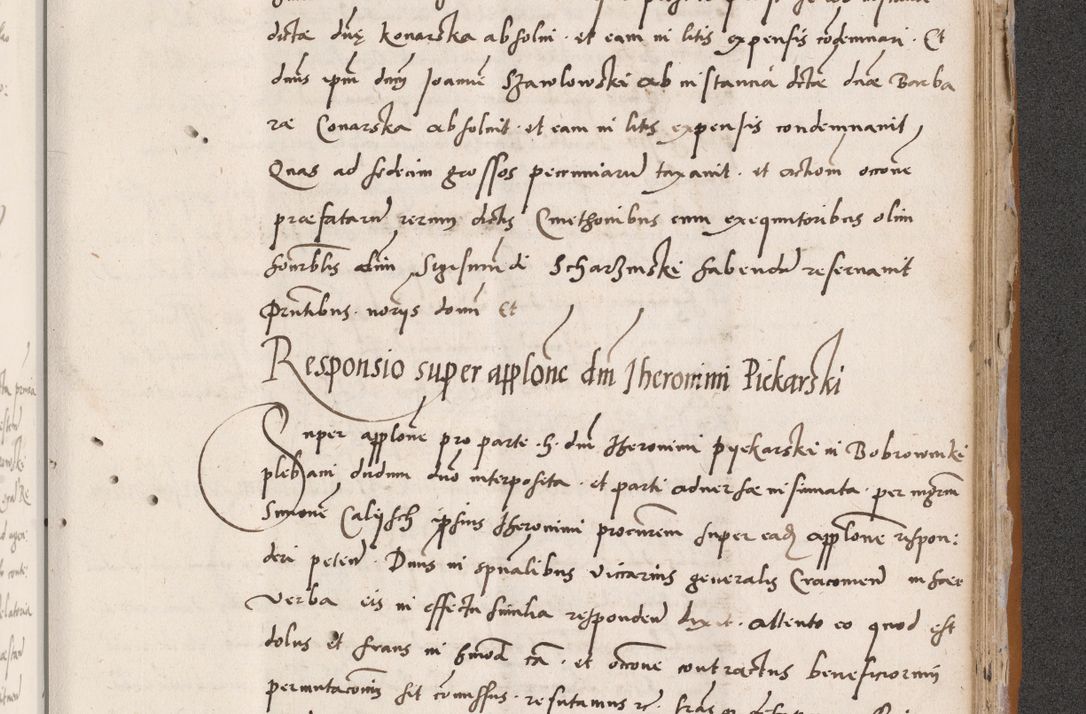Zdjęcie nr 681 dla obiektu archiwalnego: Acta actorum coram reverendo patre domino Benedicto Isdbienski cancellario Gnesnesi, canonico et reverendissimi in Christo patris et domini domini Petri Dei gratia archiepiscopi Gnesnensis et episcopi Cracoviensis sedisque apostolice legati nati et primatis Regni Polonie, vicarioque in spiritualibus generali Cracoviensi ad annum Domini millesimum quingentisimum quadragesimum primum, cuius indictio est quatuordecima, pontificatus sanctissimi in Christo patris et domini nostri domini Pauli divina providencia pape tercii, anno ipsius septimo, feliciter continuantur. Dii cepta secundent