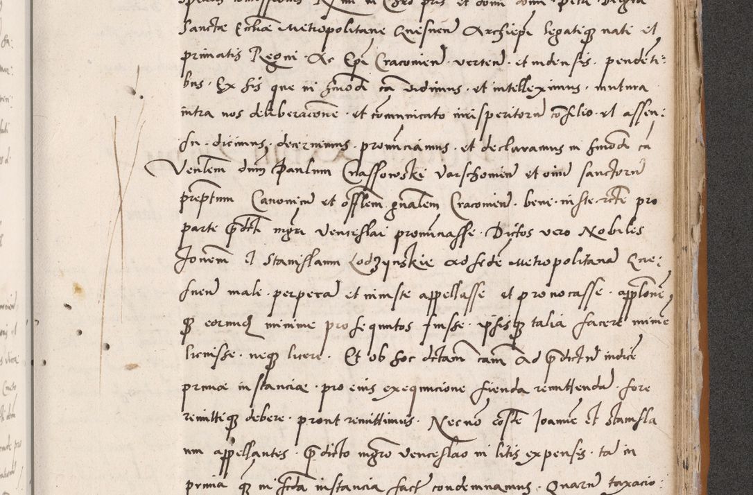 Zdjęcie nr 679 dla obiektu archiwalnego: Acta actorum coram reverendo patre domino Benedicto Isdbienski cancellario Gnesnesi, canonico et reverendissimi in Christo patris et domini domini Petri Dei gratia archiepiscopi Gnesnensis et episcopi Cracoviensis sedisque apostolice legati nati et primatis Regni Polonie, vicarioque in spiritualibus generali Cracoviensi ad annum Domini millesimum quingentisimum quadragesimum primum, cuius indictio est quatuordecima, pontificatus sanctissimi in Christo patris et domini nostri domini Pauli divina providencia pape tercii, anno ipsius septimo, feliciter continuantur. Dii cepta secundent