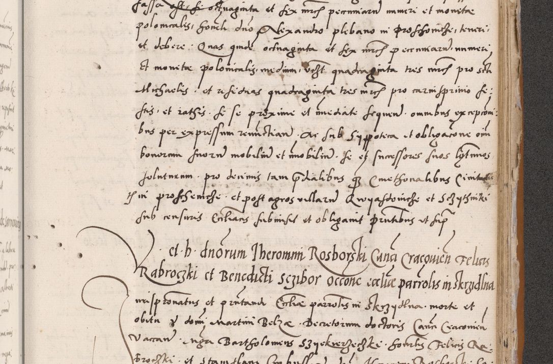 Zdjęcie nr 675 dla obiektu archiwalnego: Acta actorum coram reverendo patre domino Benedicto Isdbienski cancellario Gnesnesi, canonico et reverendissimi in Christo patris et domini domini Petri Dei gratia archiepiscopi Gnesnensis et episcopi Cracoviensis sedisque apostolice legati nati et primatis Regni Polonie, vicarioque in spiritualibus generali Cracoviensi ad annum Domini millesimum quingentisimum quadragesimum primum, cuius indictio est quatuordecima, pontificatus sanctissimi in Christo patris et domini nostri domini Pauli divina providencia pape tercii, anno ipsius septimo, feliciter continuantur. Dii cepta secundent