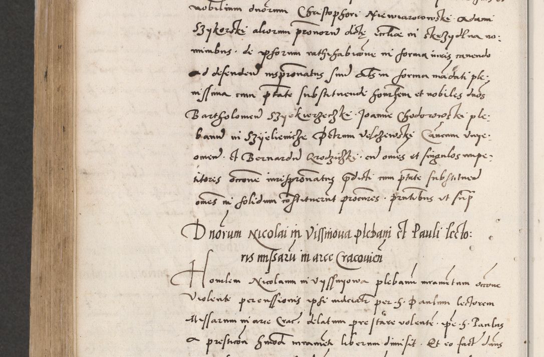 Zdjęcie nr 676 dla obiektu archiwalnego: Acta actorum coram reverendo patre domino Benedicto Isdbienski cancellario Gnesnesi, canonico et reverendissimi in Christo patris et domini domini Petri Dei gratia archiepiscopi Gnesnensis et episcopi Cracoviensis sedisque apostolice legati nati et primatis Regni Polonie, vicarioque in spiritualibus generali Cracoviensi ad annum Domini millesimum quingentisimum quadragesimum primum, cuius indictio est quatuordecima, pontificatus sanctissimi in Christo patris et domini nostri domini Pauli divina providencia pape tercii, anno ipsius septimo, feliciter continuantur. Dii cepta secundent