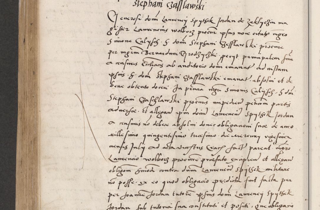 Zdjęcie nr 668 dla obiektu archiwalnego: Acta actorum coram reverendo patre domino Benedicto Isdbienski cancellario Gnesnesi, canonico et reverendissimi in Christo patris et domini domini Petri Dei gratia archiepiscopi Gnesnensis et episcopi Cracoviensis sedisque apostolice legati nati et primatis Regni Polonie, vicarioque in spiritualibus generali Cracoviensi ad annum Domini millesimum quingentisimum quadragesimum primum, cuius indictio est quatuordecima, pontificatus sanctissimi in Christo patris et domini nostri domini Pauli divina providencia pape tercii, anno ipsius septimo, feliciter continuantur. Dii cepta secundent