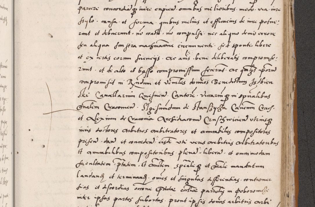 Zdjęcie nr 659 dla obiektu archiwalnego: Acta actorum coram reverendo patre domino Benedicto Isdbienski cancellario Gnesnesi, canonico et reverendissimi in Christo patris et domini domini Petri Dei gratia archiepiscopi Gnesnensis et episcopi Cracoviensis sedisque apostolice legati nati et primatis Regni Polonie, vicarioque in spiritualibus generali Cracoviensi ad annum Domini millesimum quingentisimum quadragesimum primum, cuius indictio est quatuordecima, pontificatus sanctissimi in Christo patris et domini nostri domini Pauli divina providencia pape tercii, anno ipsius septimo, feliciter continuantur. Dii cepta secundent