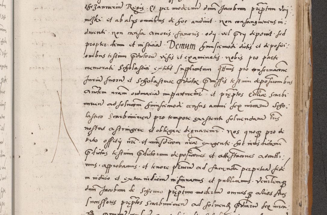 Zdjęcie nr 655 dla obiektu archiwalnego: Acta actorum coram reverendo patre domino Benedicto Isdbienski cancellario Gnesnesi, canonico et reverendissimi in Christo patris et domini domini Petri Dei gratia archiepiscopi Gnesnensis et episcopi Cracoviensis sedisque apostolice legati nati et primatis Regni Polonie, vicarioque in spiritualibus generali Cracoviensi ad annum Domini millesimum quingentisimum quadragesimum primum, cuius indictio est quatuordecima, pontificatus sanctissimi in Christo patris et domini nostri domini Pauli divina providencia pape tercii, anno ipsius septimo, feliciter continuantur. Dii cepta secundent