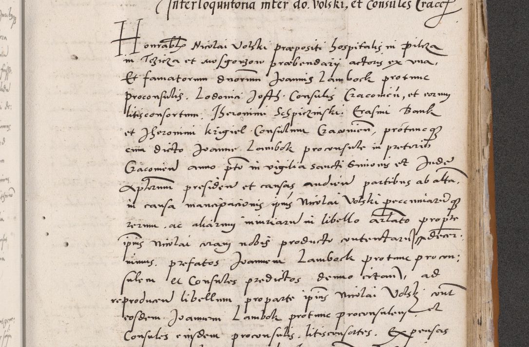 Zdjęcie nr 649 dla obiektu archiwalnego: Acta actorum coram reverendo patre domino Benedicto Isdbienski cancellario Gnesnesi, canonico et reverendissimi in Christo patris et domini domini Petri Dei gratia archiepiscopi Gnesnensis et episcopi Cracoviensis sedisque apostolice legati nati et primatis Regni Polonie, vicarioque in spiritualibus generali Cracoviensi ad annum Domini millesimum quingentisimum quadragesimum primum, cuius indictio est quatuordecima, pontificatus sanctissimi in Christo patris et domini nostri domini Pauli divina providencia pape tercii, anno ipsius septimo, feliciter continuantur. Dii cepta secundent