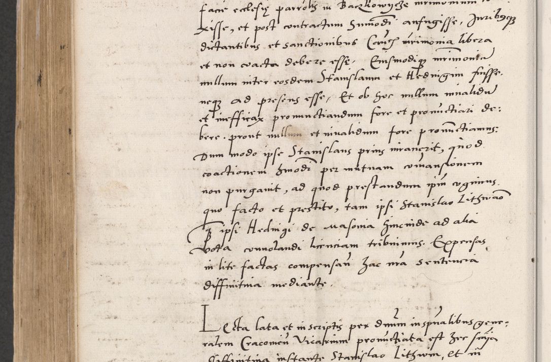 Zdjęcie nr 648 dla obiektu archiwalnego: Acta actorum coram reverendo patre domino Benedicto Isdbienski cancellario Gnesnesi, canonico et reverendissimi in Christo patris et domini domini Petri Dei gratia archiepiscopi Gnesnensis et episcopi Cracoviensis sedisque apostolice legati nati et primatis Regni Polonie, vicarioque in spiritualibus generali Cracoviensi ad annum Domini millesimum quingentisimum quadragesimum primum, cuius indictio est quatuordecima, pontificatus sanctissimi in Christo patris et domini nostri domini Pauli divina providencia pape tercii, anno ipsius septimo, feliciter continuantur. Dii cepta secundent